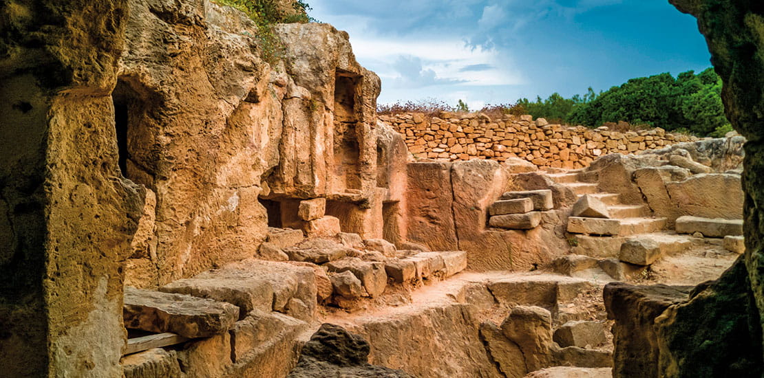 Tomb of the Kings in Paphos, Cyprus